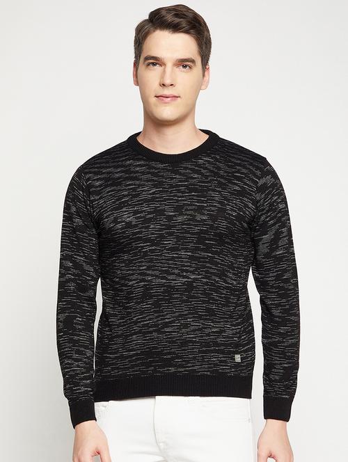 black self designed pullover - 18522555 -  Standard Image - 0