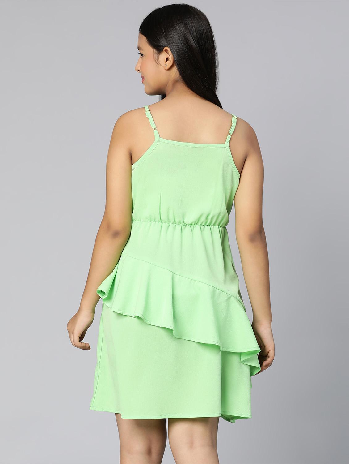 girls shoulder strap sleeveless frock - 18523532 - Standard Image - 3