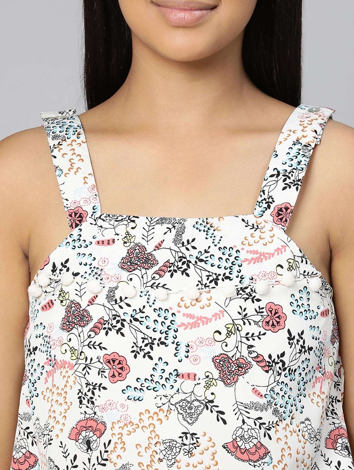 girls multi colored floral playsuits - 18523546 -  Standard Image - 5