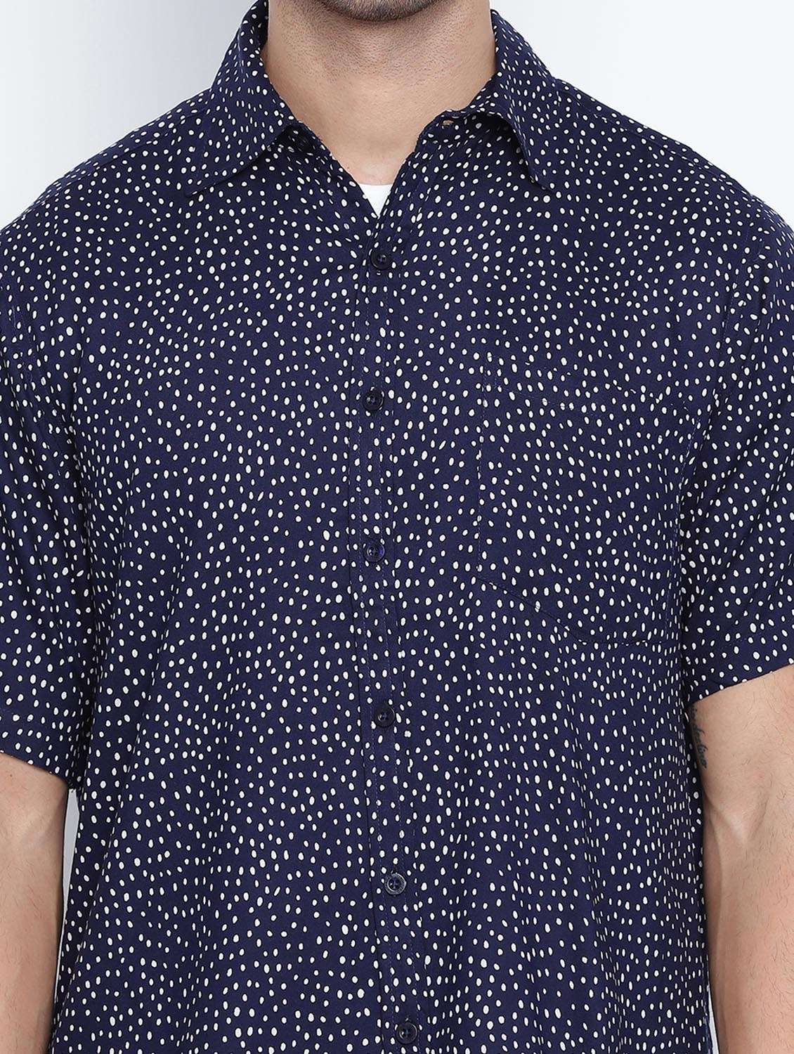 mens polka dots casual shirt - 18523564 -  Standard Image - 5