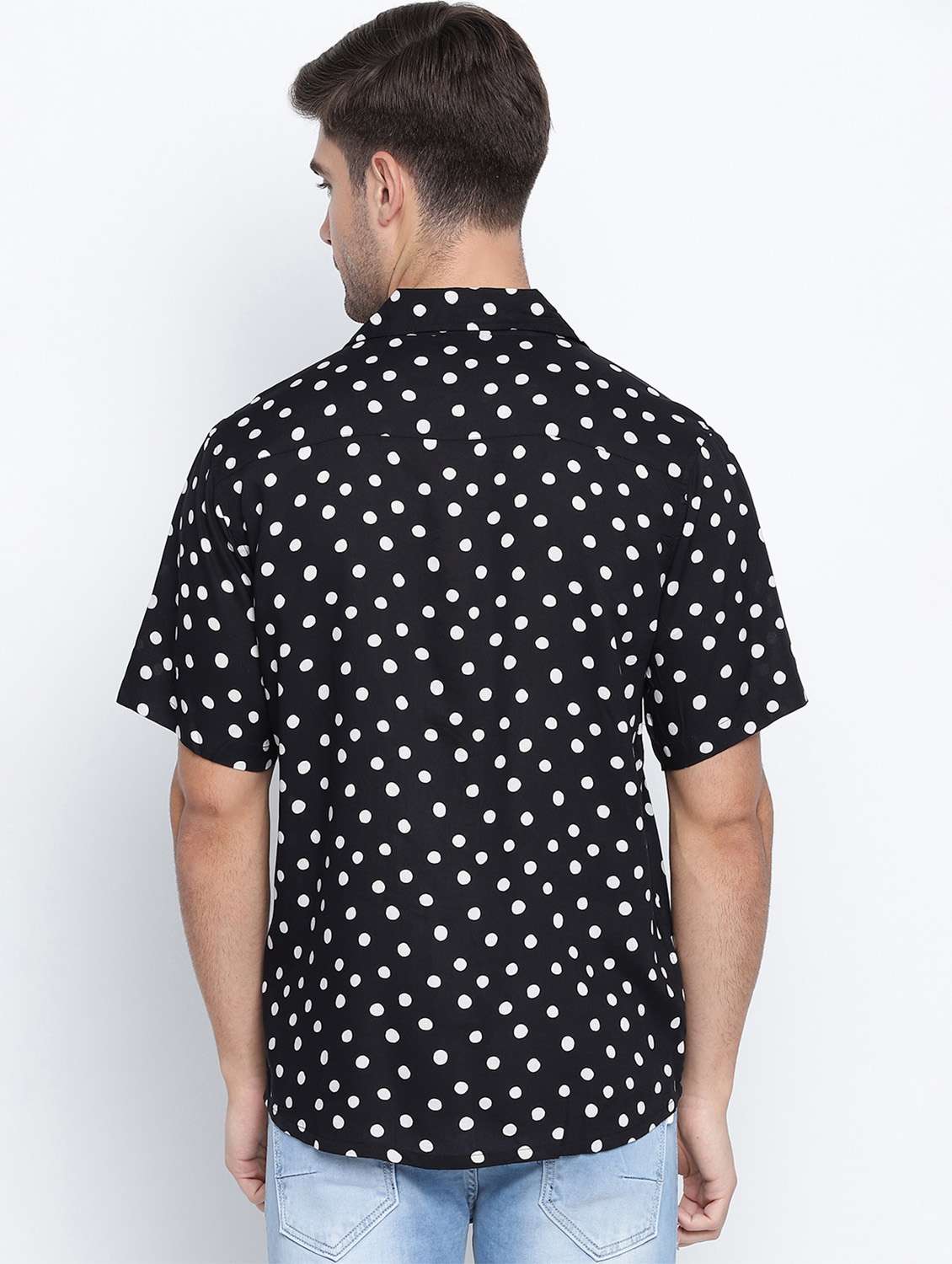 mens polka dots casual shirt - 18523569 -  Standard Image - 3