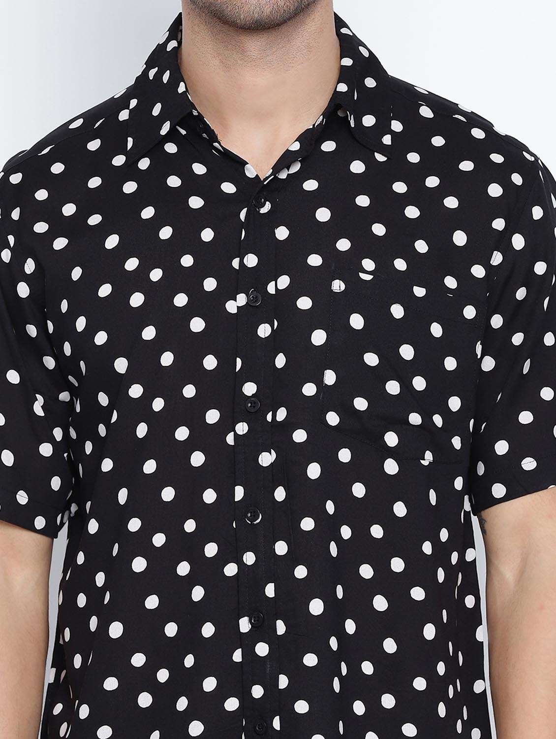 mens polka dots casual shirt - 18523569 -  Standard Image - 5