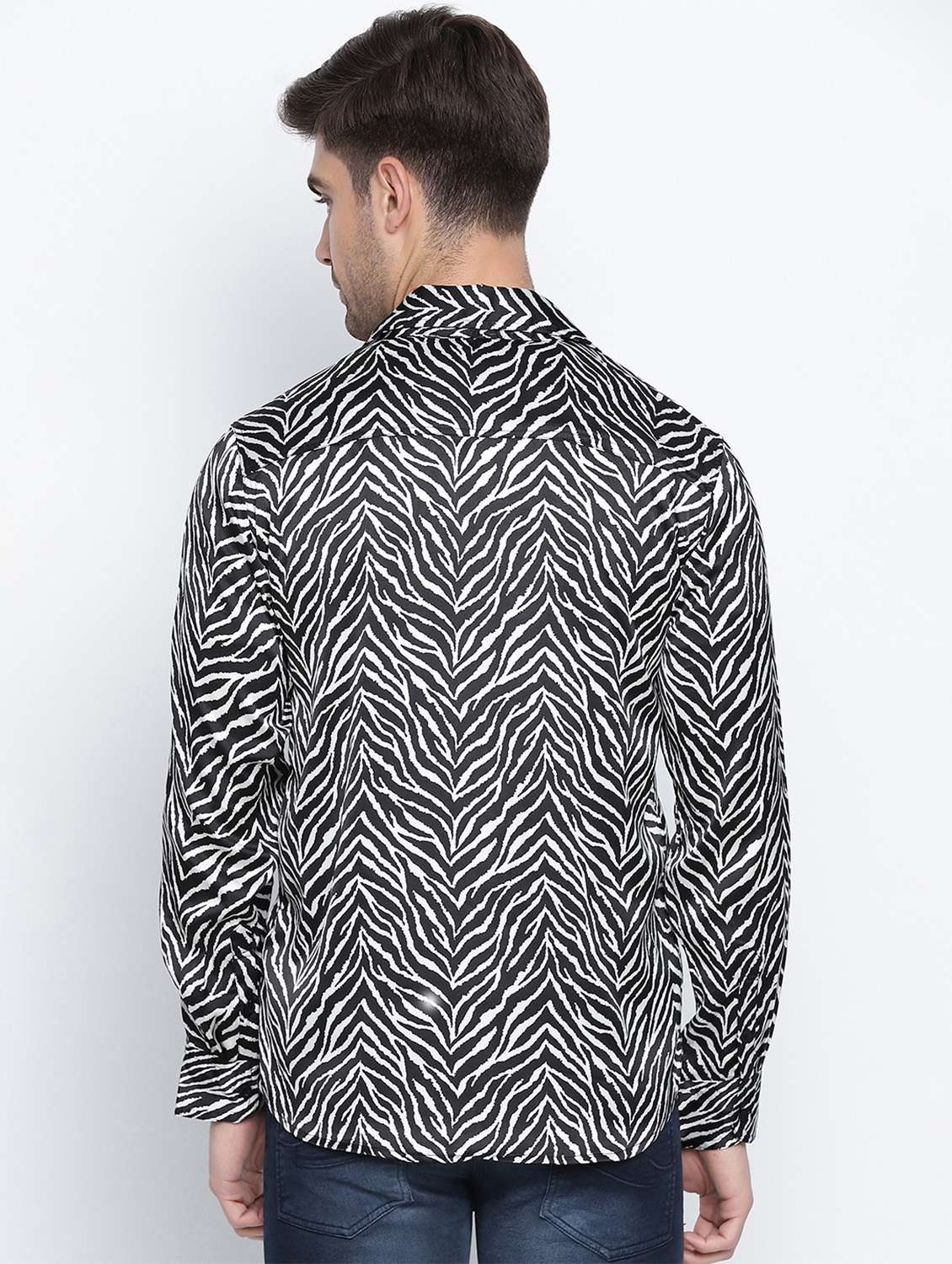 mens animal print casual shirt - 18523582 -  Standard Image - 3