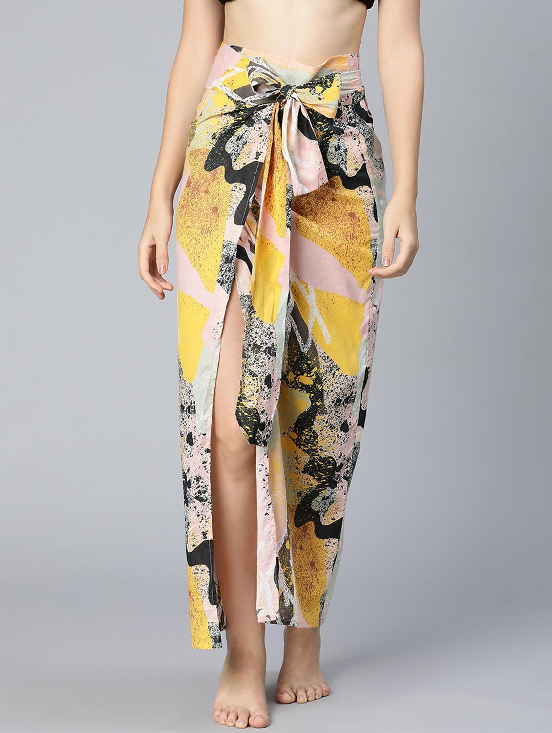 tie front abstract coverup - 18523593 - Zoom Image - 0