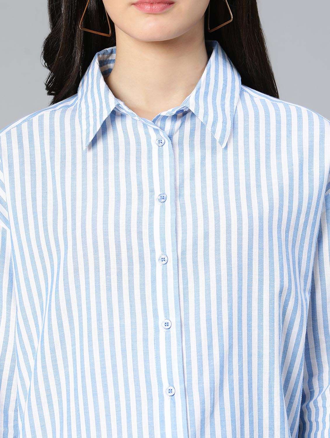 long sleeved striped regular shirt - 18523659 -  Standard Image - 5
