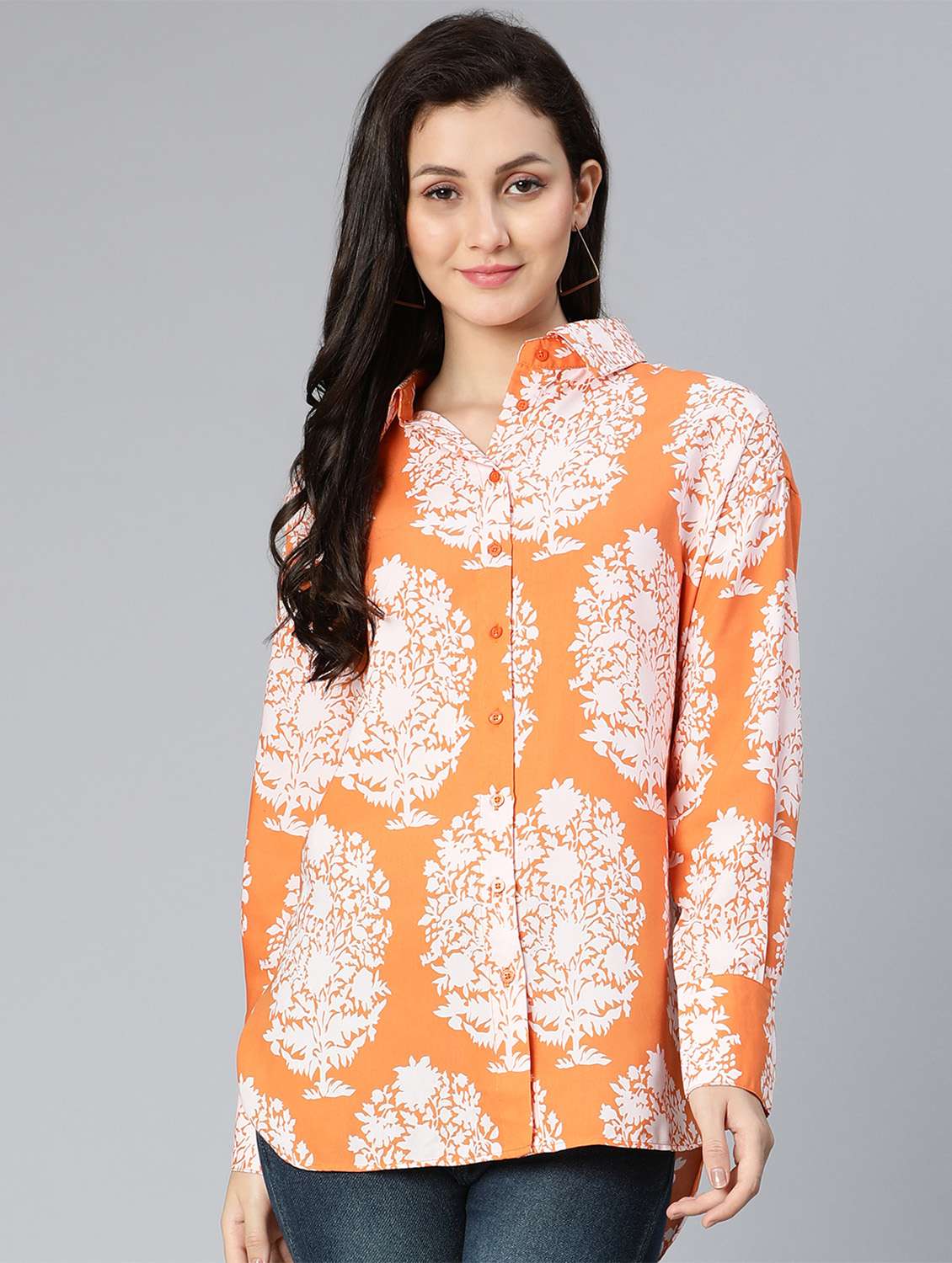 long sleeved striped regular shirt - 18523667 - Zoom Image - 0