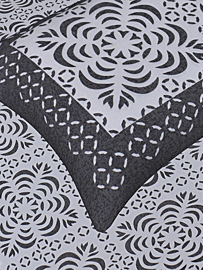 texstylers pure cotton 90x108 inches jaipuri print double bedsheet with 2 pillow covers - 18524100 - Standard Image - 3