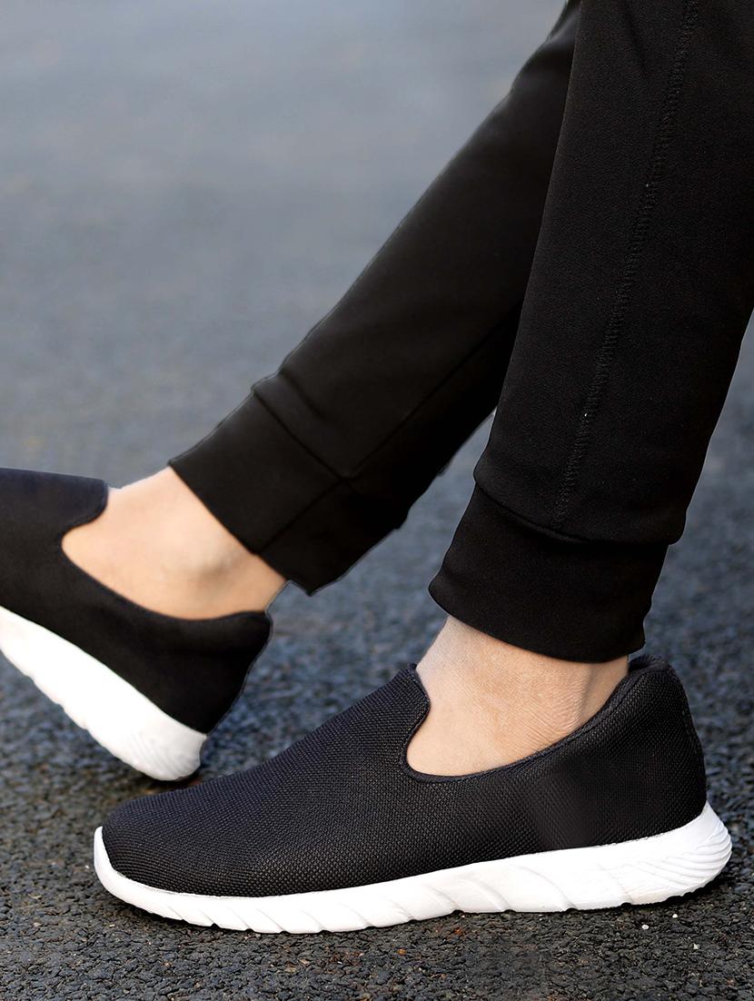 mens black slip on sport shoe - 18524114 -  Zoom Image - 0