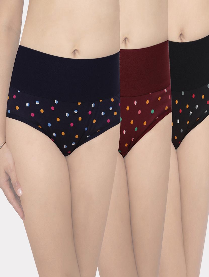 high rise printed hipster panty