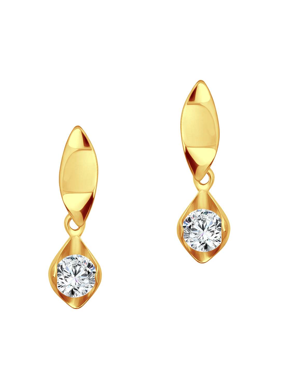 Diamond Jewellery Lalitha Jewellery Gold Earrings Collections With