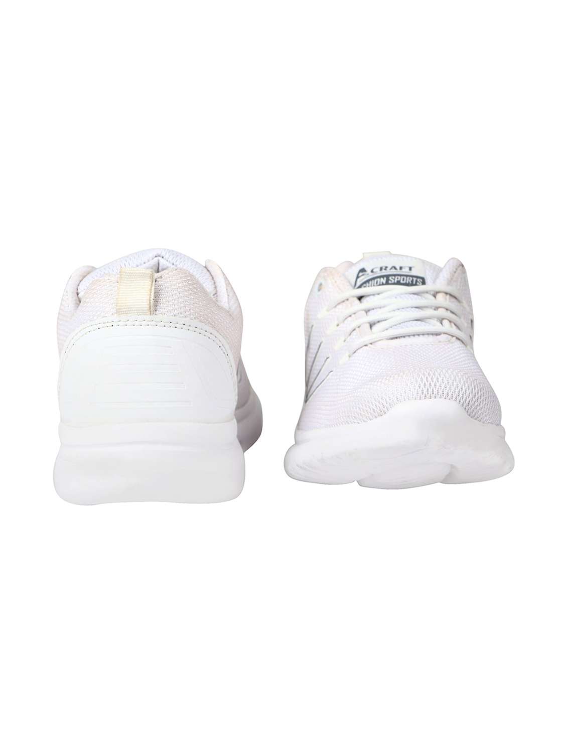 mens white lace up sport shoe - 18526703 -  Standard Image - 3
