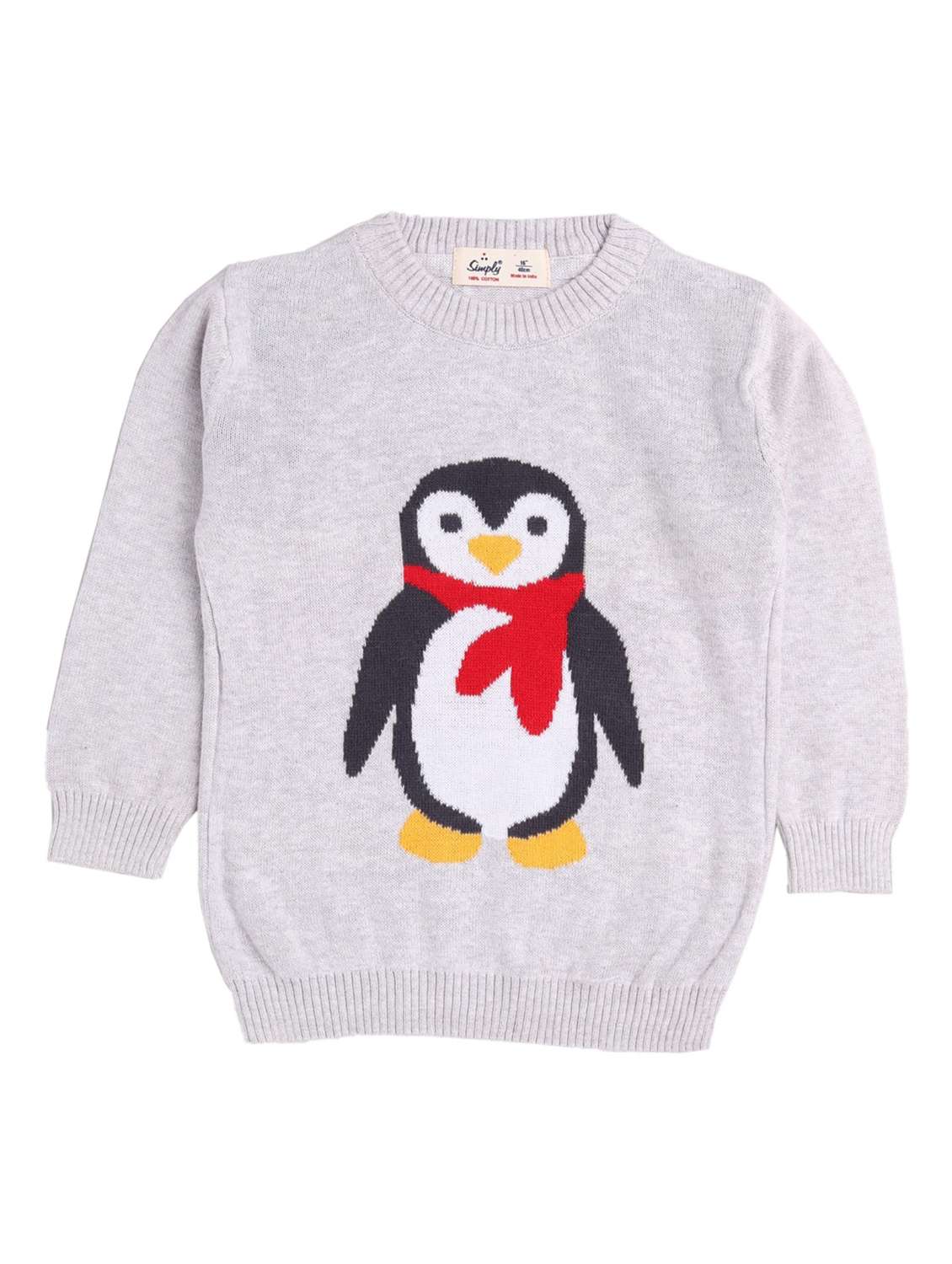 boys crew neck graphic sweater