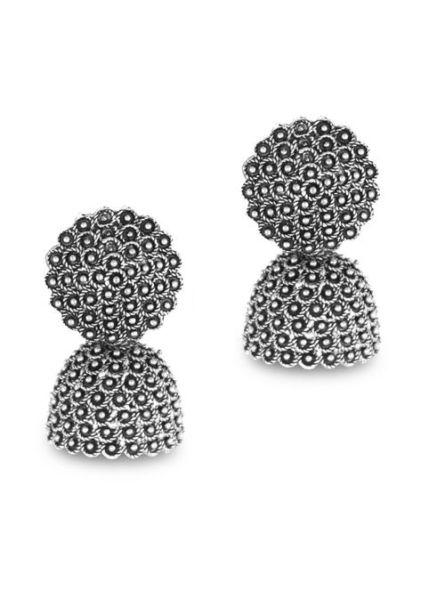 silver brass chandellier earring - 18528712 - Standard Image - 0