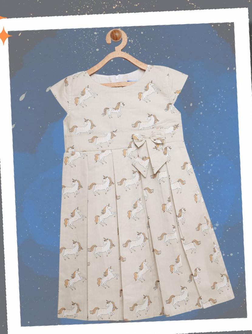 girls printed frock - 18529192 -  Zoom Image - 0