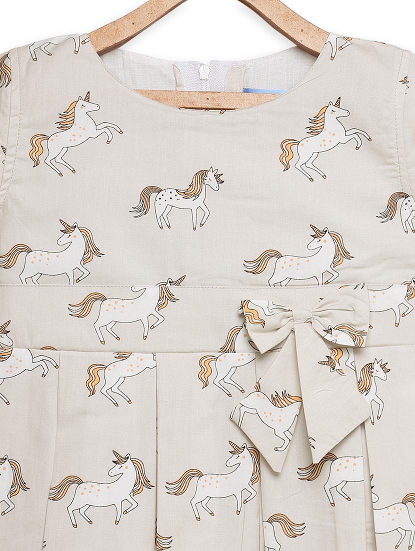 girls printed frock - 18529192 - Standard Image - 3
