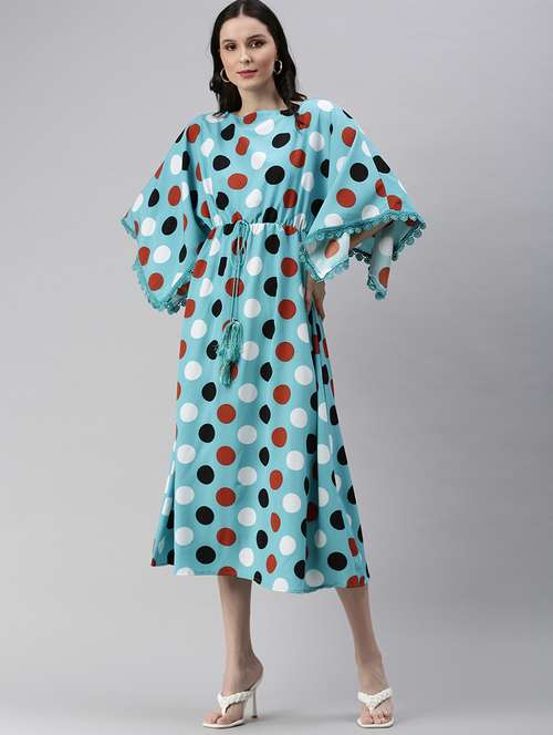 women's printed dress - 18530355 - Standard Image - 0