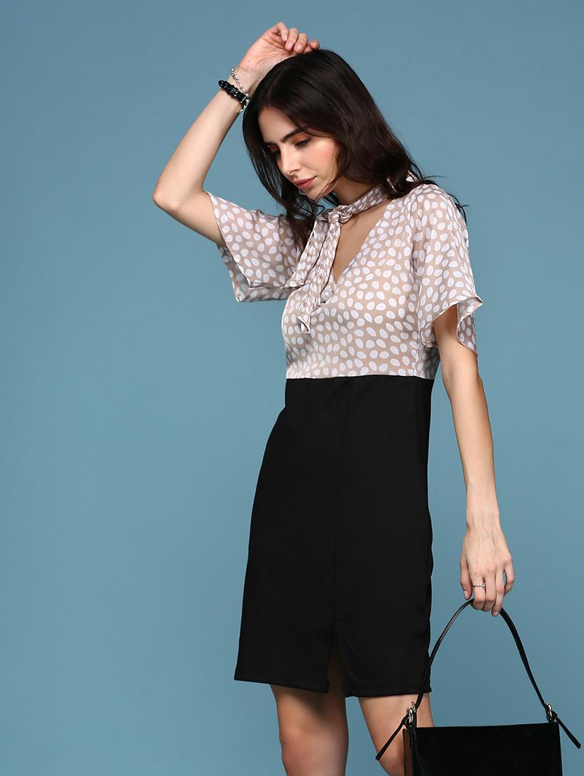 women's sheath printed dress - 18530369 - Standard Image - 3