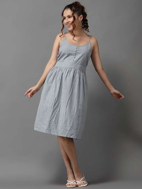 women's fit & flare herringbone dress - 18530391 -  Standard Image - 0