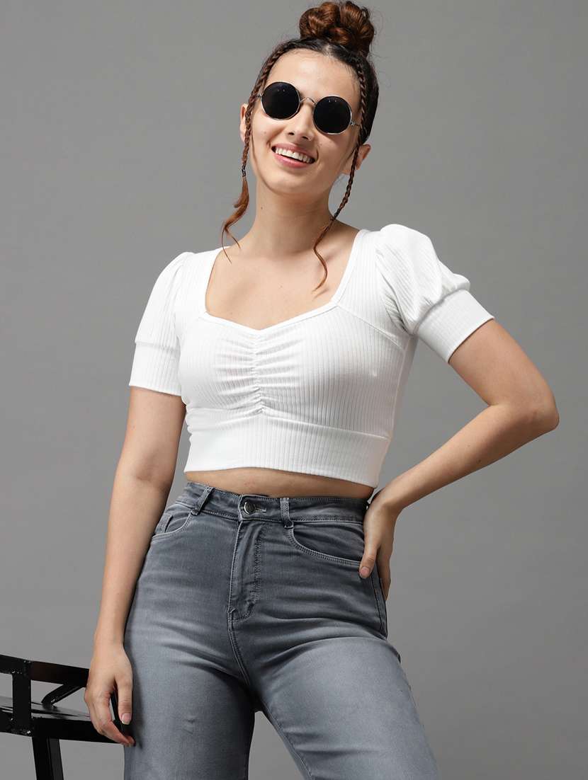 women's plain straight fit jeans - 18531091 -  Standard Image - 3