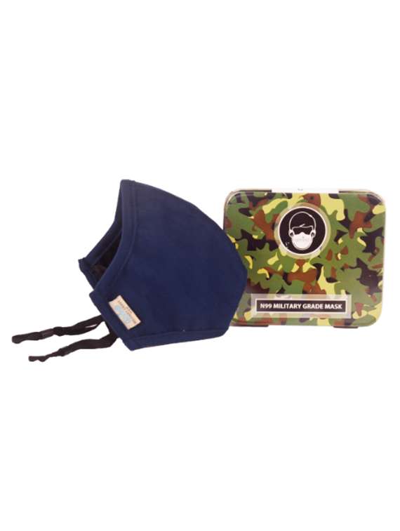 blue nonwoven antipollution men mask