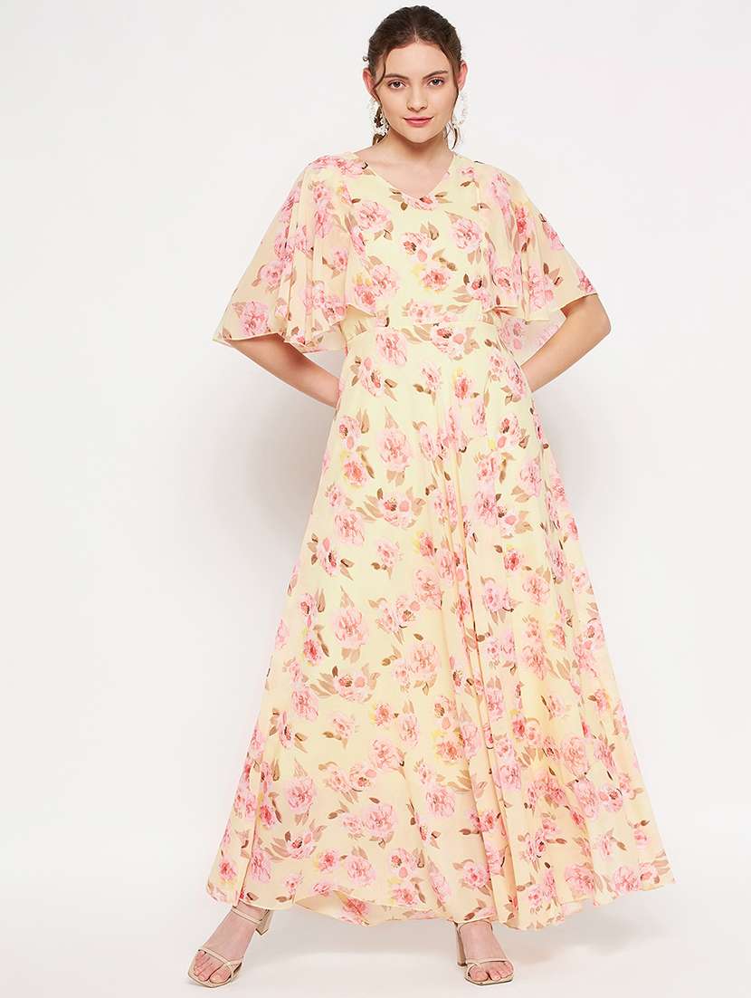 Women's Fit & Flare Floral Dress
