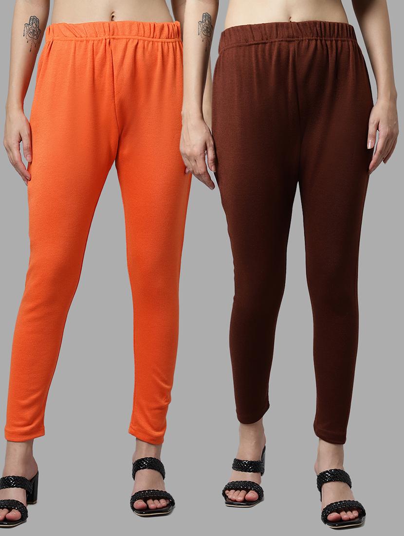 pack of 2 mid rise solid legging - 18531862 - Zoom Image - 0