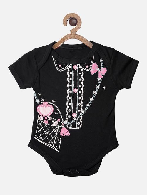 boys black printed onesies  - 18531877 -  Standard Image - 0