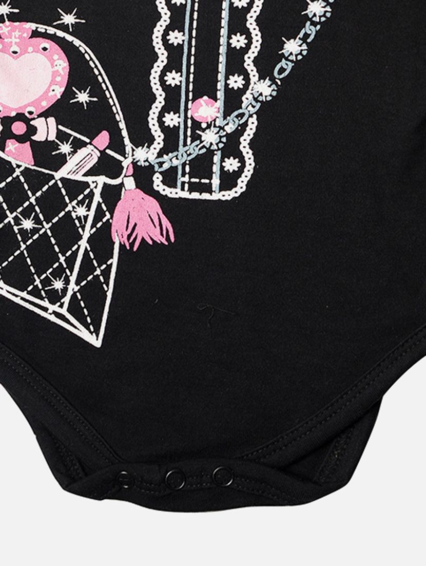 boys black printed onesies - 18531877 - Standard Image - 3