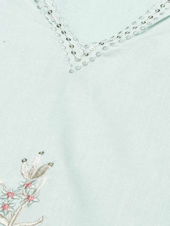 embroidered kurta pant set with dupatta - 18532045 -  Standard Image - 5