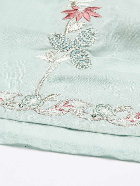 embroidered kurta pant set with dupatta - 18532045 -  Standard Image - 8