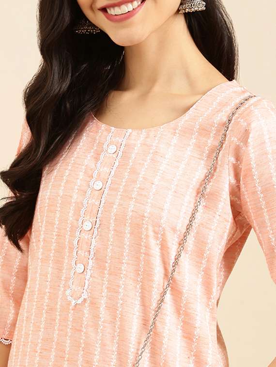 women's straight kurta - 18532067 -  Standard Image - 3
