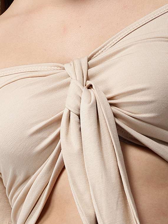 women's crop off shoulder top - 18532243 -  Standard Image - 3