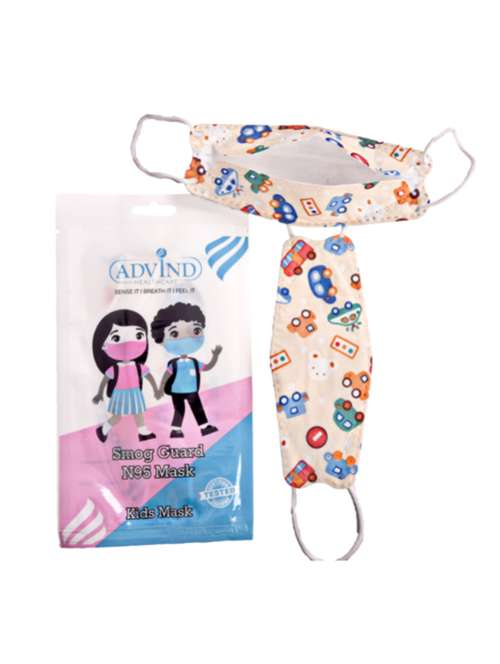 multi colored nonwoven antipollution mask - 18532448 -  Standard Image - 0