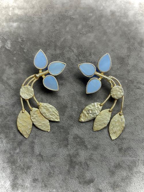 gold drop earring - 18532492 - Standard Image - 0