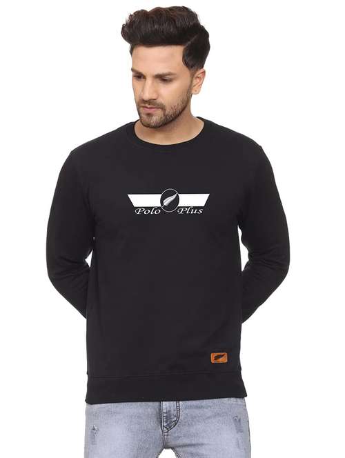 mens chest print sweatshirt - 18532515 - Standard Image - 0
