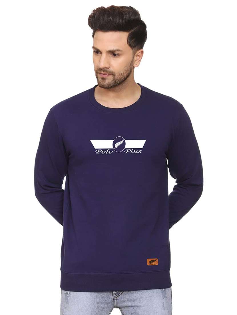 mens chest print sweatshirt