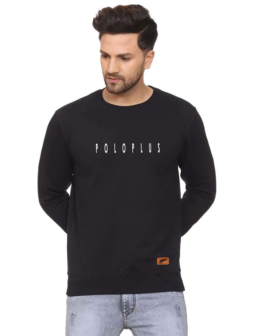 mens chest print sweatshirt