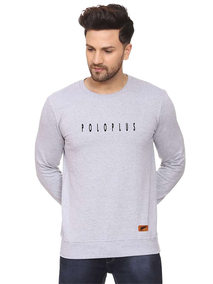 mens chest print sweatshirt