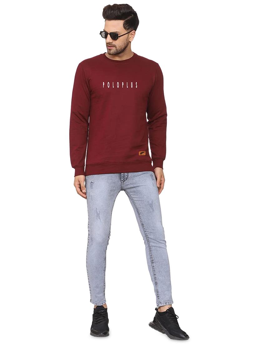 mens chest print sweatshirt - 18532525 - Standard Image - 3