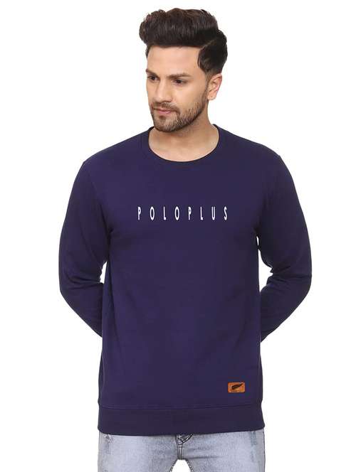 mens chest print sweatshirt - 18532526 - Standard Image - 0