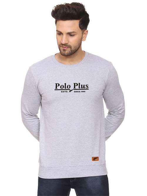 mens chest print sweatshirt - 18532528 - Standard Image - 0