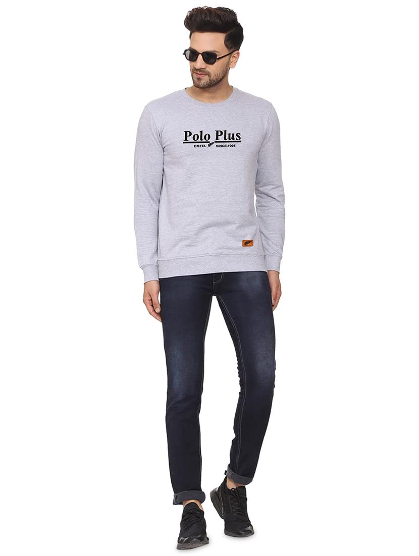 mens chest print sweatshirt - 18532528 - Standard Image - 3