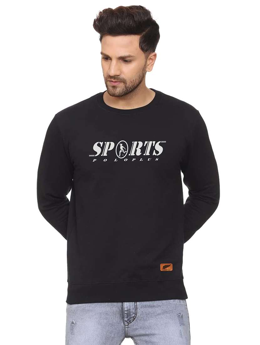 mens chest print sweatshirt