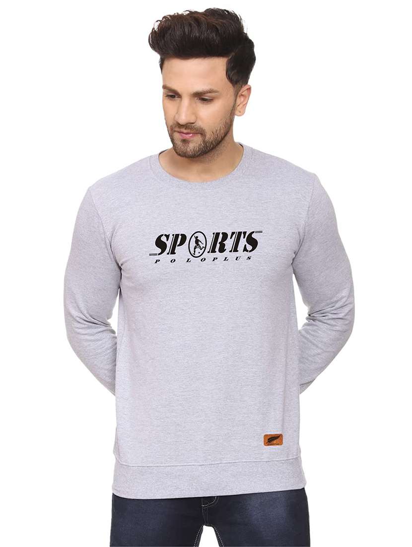 mens chest print sweatshirt