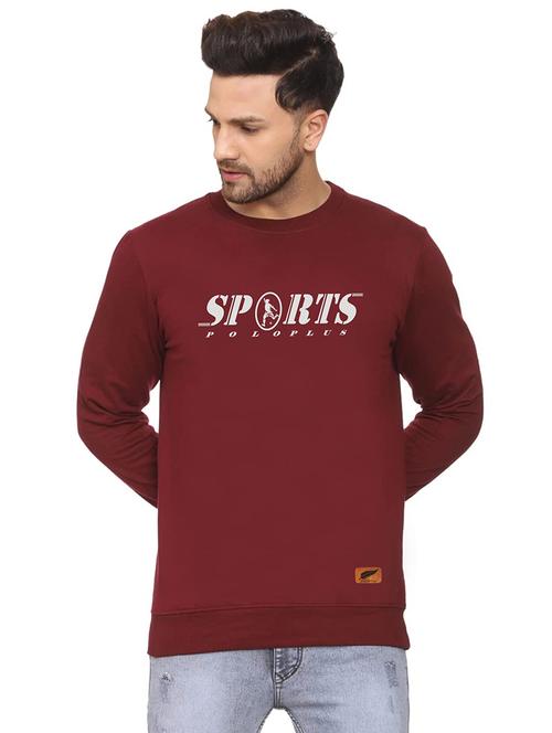 mens chest print sweatshirt - 18532533 - Standard Image - 0