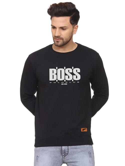 mens chest print sweatshirt - 18532535 - Standard Image - 0