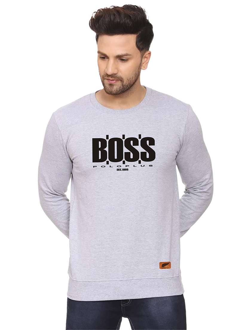mens chest print sweatshirt - 18532536 -  Zoom Image - 0