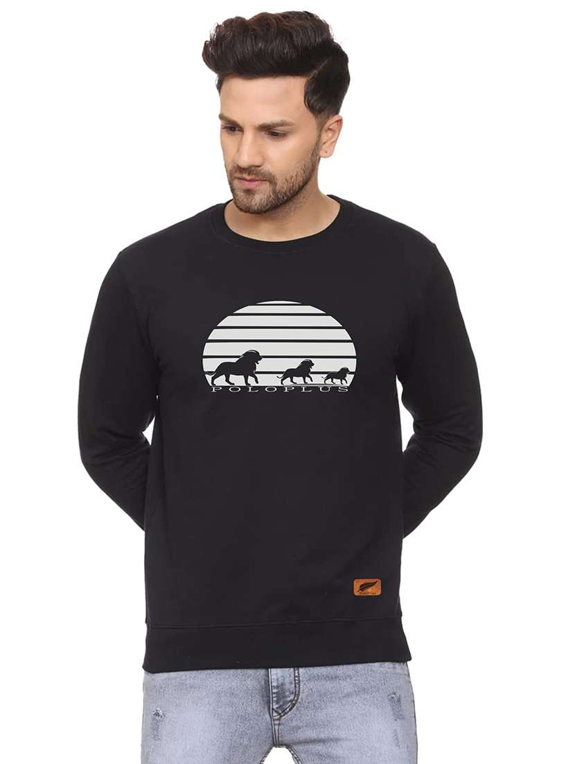 mens chest print sweatshirt - 18532539 - Zoom Image - 0