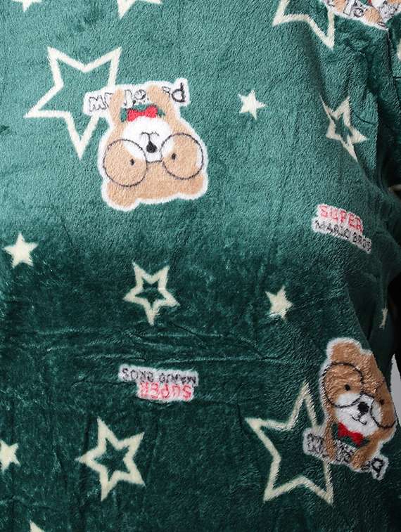 round neck printed nightwear payjama set  - 18532741 -  Standard Image - 3