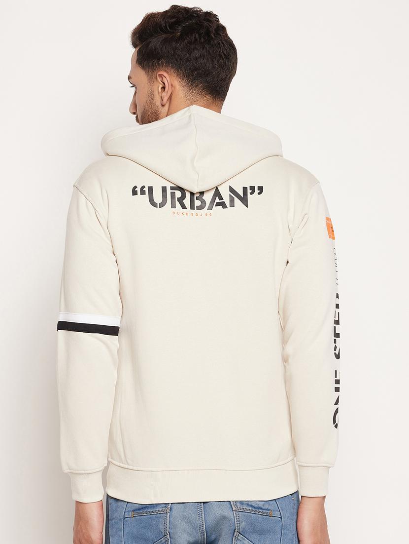 hooded printed sweatshirt - 18532877 - Standard Image - 3